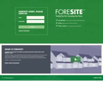 Foresitereserves.com(ForeSite) Screenshot