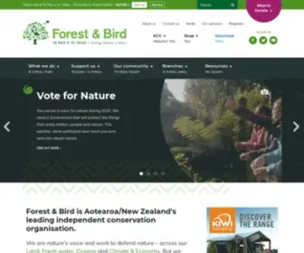 Forest-Bird.org.nz(Forest & Bird) Screenshot
