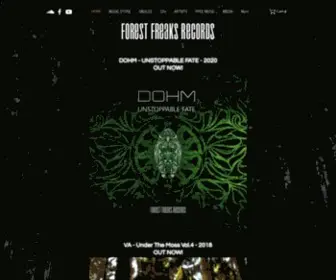 Forest-Freaks.com(Darkpsy/ForestPsy/Morning Forest Freaks Music label based in Europe. Artists) Screenshot
