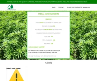 Forest420.ca(Medical Marijuana Delivery) Screenshot