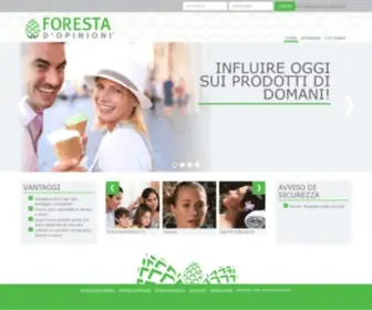 Forestadopinioni.it(Pinecone research) Screenshot