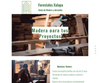 ForestalesXalapa.com(Productos Forestales) Screenshot