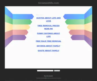 Forestandlife.com(forestandlife) Screenshot