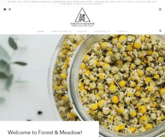 Forestandmeadow.com(Forest & Meadow Herbal Shop and Clinic) Screenshot