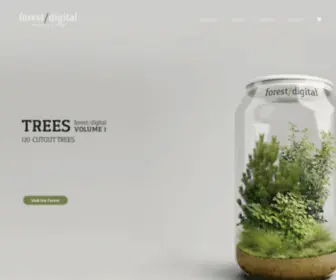 Forestdigital.net(Fresh cutout trees) Screenshot