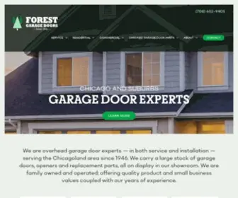 Forestdoor.com(Sales, Installation, Repair and Parts) Screenshot