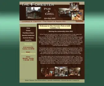 Foresterpubandgrill.com(The Forester Pub & Grill) Screenshot