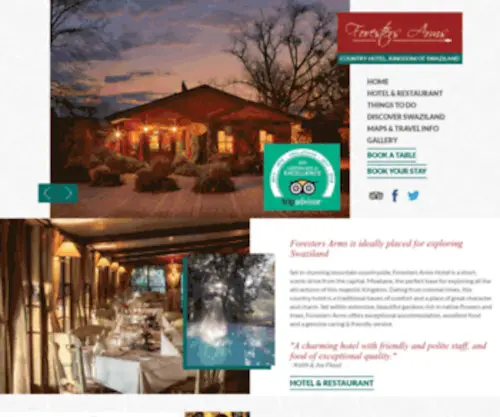 Forestersarms.co.za(Foresters Arms Hotel) Screenshot