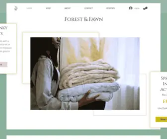 Forestfawnminky.com(Custom Blanket) Screenshot