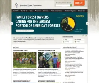 Forestfoundation.org(The American Forest Foundation) Screenshot