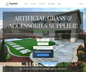 Forestgreenartificialgrass.com(Forest Green Artificial Grass) Screenshot