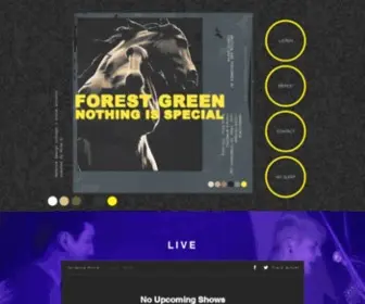 Forestgreenband.com(Forest Green) Screenshot