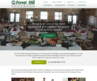 Foresthillcatering.com(Rochester NY Catering Company) Screenshot