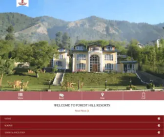 Foresthillresorts.com(The city of Pahalgam where the elegant FOREST HILL RESORTS) Screenshot