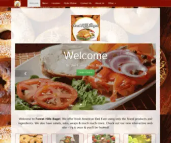 Foresthillsbagel.com(Order Online for Takeout / Delivery. Here at Forest Hills Bagel) Screenshot