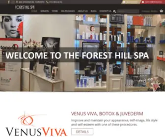 Foresthillspa.ca(Forest Hill Spa) Screenshot