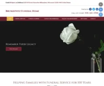 Foresthomefunerals.com(Bruskiewitz Funeral Home) Screenshot