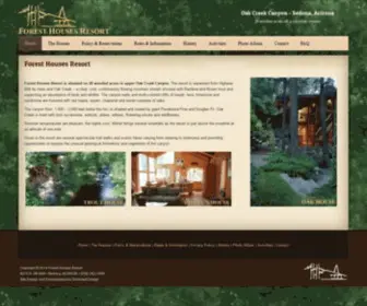 Foresthousesresort.com(Forest Houses Resort) Screenshot