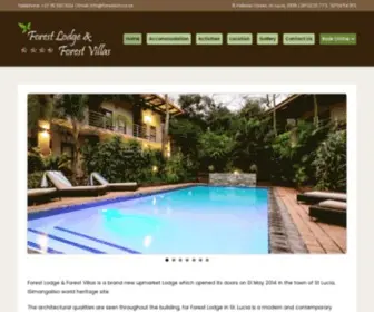 ForestkZN.co.za(Forest Lodge & Forest Villas) Screenshot