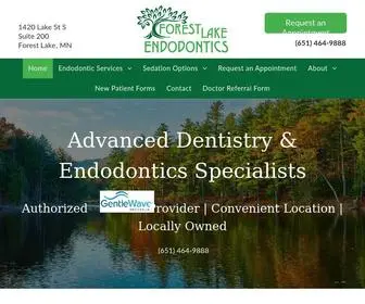 Forestlakerootcanals.com(Dentistry & Endodontics Forest Lake) Screenshot