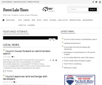 Forestlaketimes.com(Forest Lake Times) Screenshot