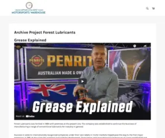 Forestlubricants.co.uk(Forest Lubricants PENRITE GREASE) Screenshot
