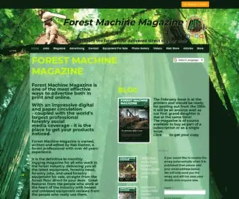 Forestmachinemagazine.com(Forest Machine Magazine) Screenshot