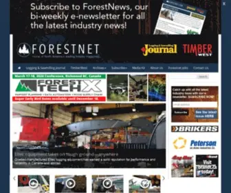 Forestnet.com(Timber magazine) Screenshot