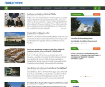 Forestnews.ro(Prima pagina) Screenshot