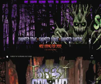 Forestofscreams.com(Forest of Screams Haunted Hayride) Screenshot