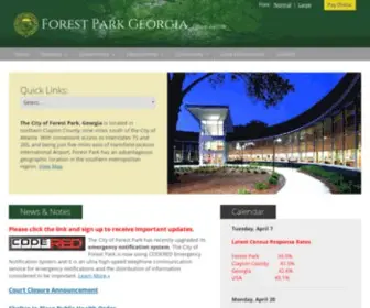 Forestparkga.org(City of Forest Park Georgia) Screenshot