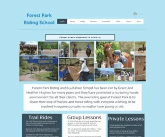 Forestparkridingschool.com.au(Forestpark) Screenshot