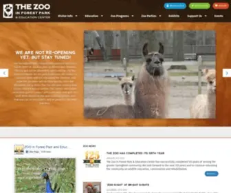 ForestparkZoo.org(Forest Park) Screenshot