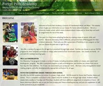 Forestpathacademy.com(Forest Path Academy Home) Screenshot