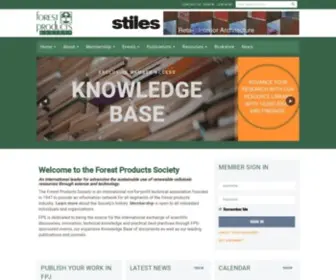 Forestprod.org(Forest Products Society) Screenshot