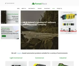 Forestrock.co.uk(IoT Solutions) Screenshot