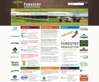 Forestry.co.za(Forestry South Africa Business Directory) Screenshot