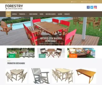 Forestry.com.ar(Muebles de Jardin) Screenshot