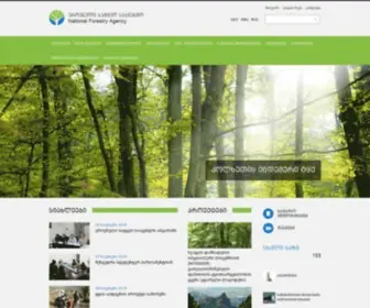 Forestry.gov.ge(ეროვნული) Screenshot