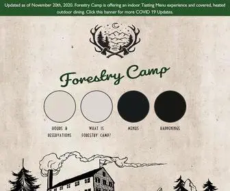 Forestrycamp.com(Burial’s mission) Screenshot