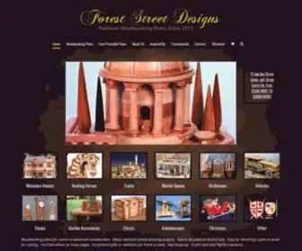 Foreststreetdesigns.com(Woodworking Plans) Screenshot