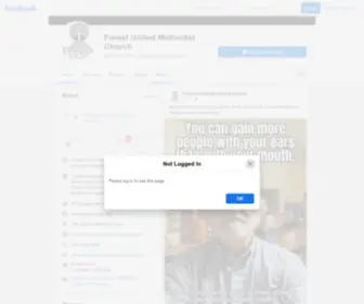 Forestunitedmethodist.org(Forest United Methodist Church in Forest Virginia) Screenshot