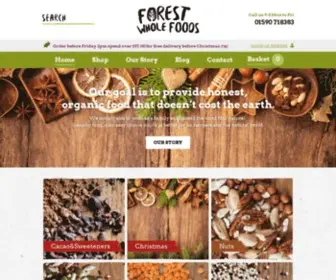 Forestwholefoods.co.uk(Organic Foods) Screenshot