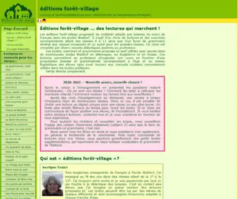 Foret-Village.de(éditions forêt) Screenshot