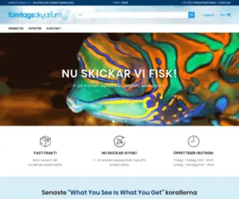 Foretagsakvarium.se(Hem) Screenshot