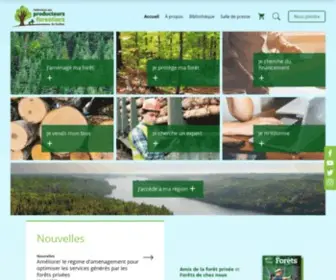 Foretprivee.ca(Accueil) Screenshot