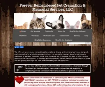 Forever-Remembered-NJ1.com(Forever Remembered Pet Cremation & Memorial Services) Screenshot