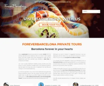 Foreverbarcelona.com(Top-Rated Private Tour Guides in Barcelona) Screenshot