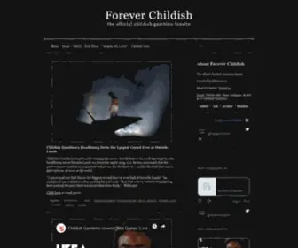 Foreverchildish.com(Forever Childish) Screenshot