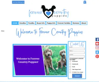 Forevercountrypuppies.com(Doodle) Screenshot